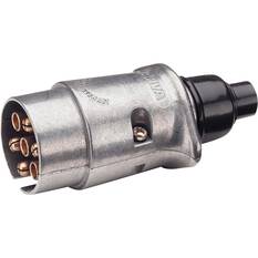 Narva 7 Pin Large Round Metal Trailer Plug, , bcf_hi-res