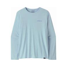 Patagonia Men's Capilene Cool Daily Long Sleeve Shirt Fleck Blue S, Fleck Blue, bcf_hi-res
