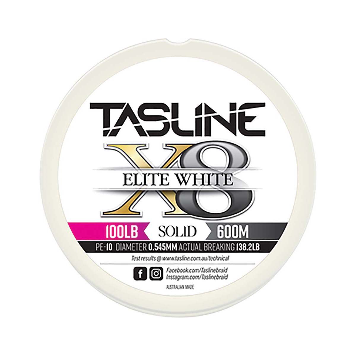 Tasline Elite X8 Braid Line 600m, , bcf_hi-res