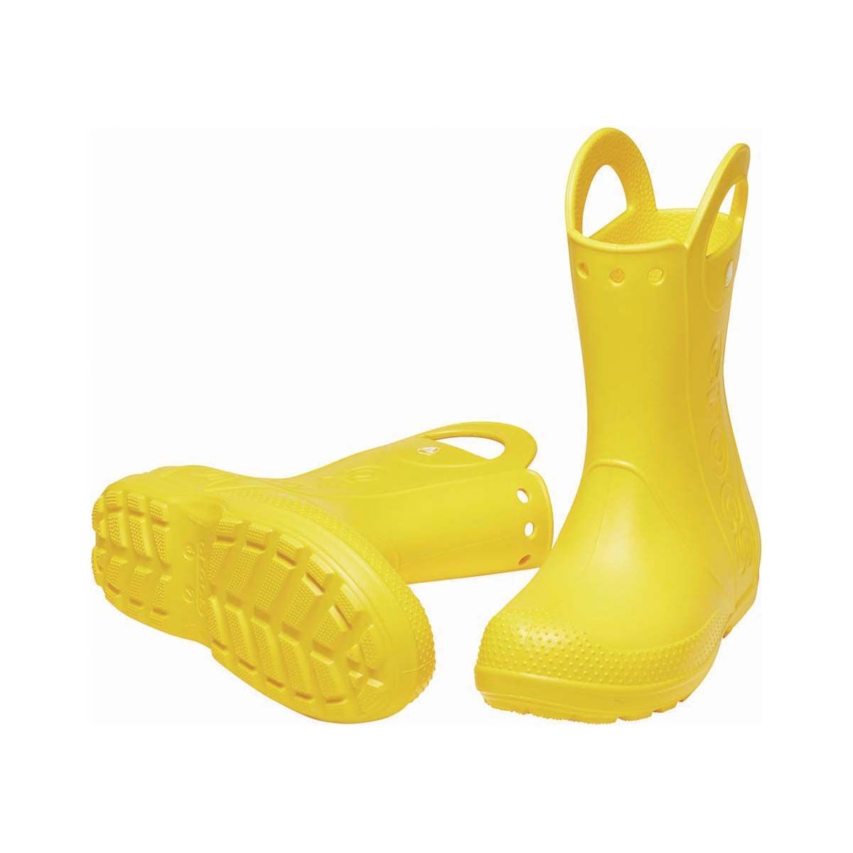 Crocs Kids' Handle It Rainboots, Yellow, bcf_hi-res