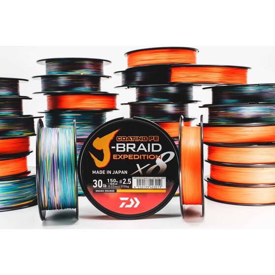 Daiwa J-Braid Expedition Braid Line Multi 300m 50lb, , bcf_hi-res