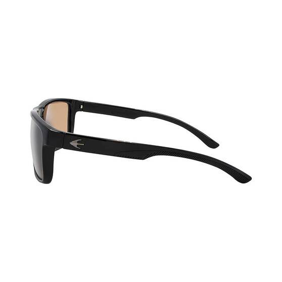 Stingray Yellowfin Polarised Sunglasses Black with Photochromic Brown Lens, , bcf_hi-res