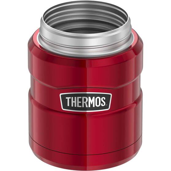 Thermos King Vacuum Insulated Food Jar 470ml Red, Red, bcf_hi-res
