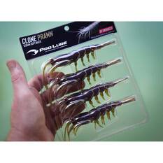 Pro Lure Clone Prawn Soft Plastic Lure 120mm Jelly Prawn UV, Jelly Prawn UV, bcf_hi-res