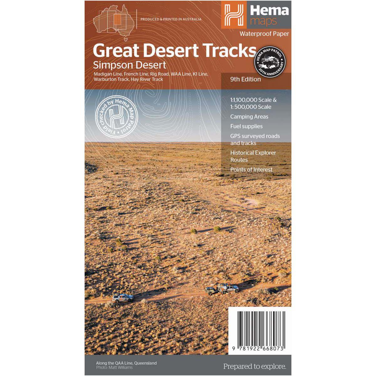 Hema Map Great Desert Tracks Simpson Desert, , bcf_hi-res