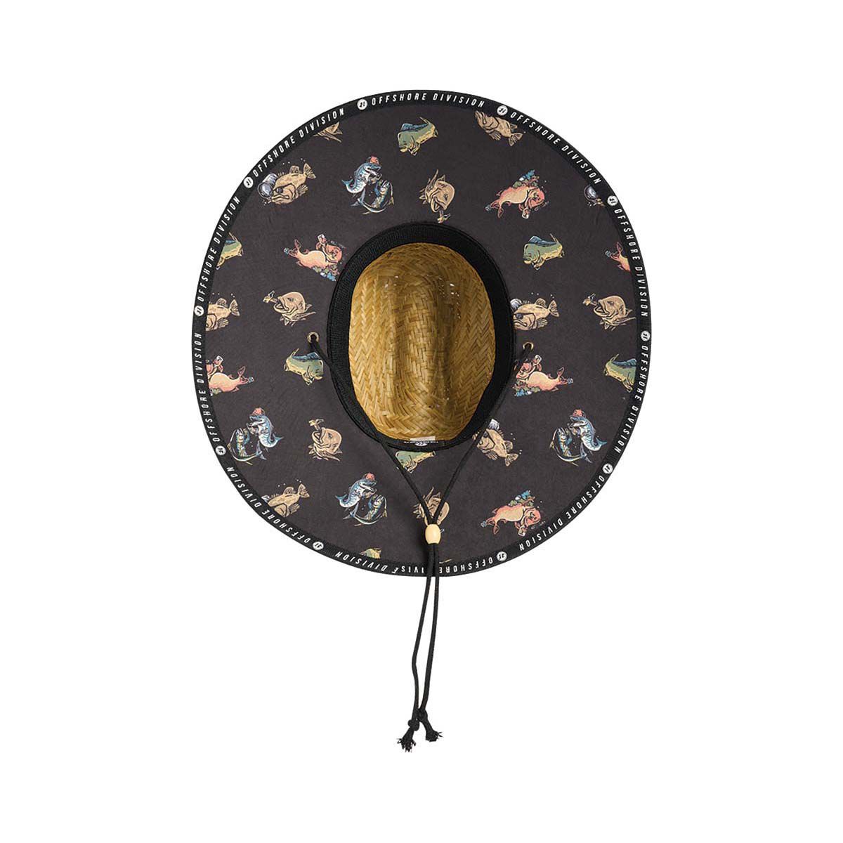 The Mad Hueys Men&rsquo;s Drink Like A Fish Straw Hat, , bcf_hi-res