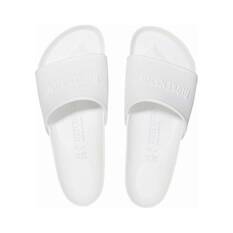 Birkenstock Unisex Barbados EVA Slides, White, bcf_hi-res