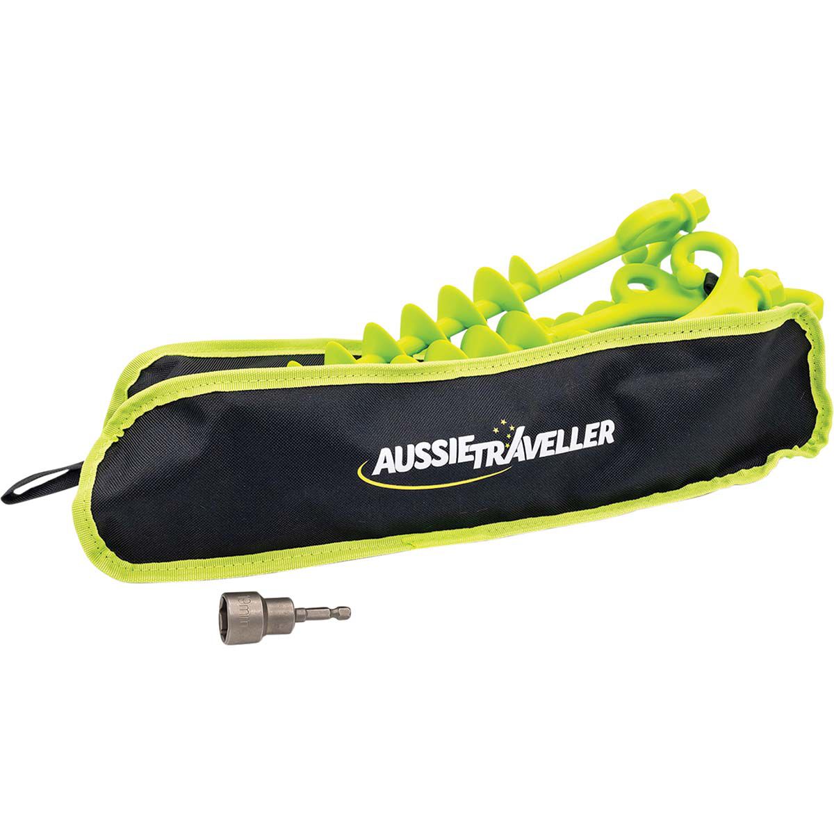 Aussie Traveller Screw in Sand Pegs 6 Pack BCF