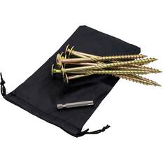 Aussie Traveller Screw-in Mat Pegs 8 Pack, , bcf_hi-res