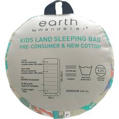 earth by Wanderer® Kids Land Cotton 5.2°C Sleeping Bag, , bcf_hi-res