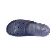 Crocs Unisex Bayaband Slides, Navy/Pepper, bcf_hi-res