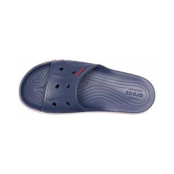 Crocs Unisex Bayaband Slides, Navy/Pepper, bcf_hi-res