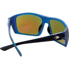 Stingray Barb Polarised Sunglasses Black with Blue Lens, , bcf_hi-res