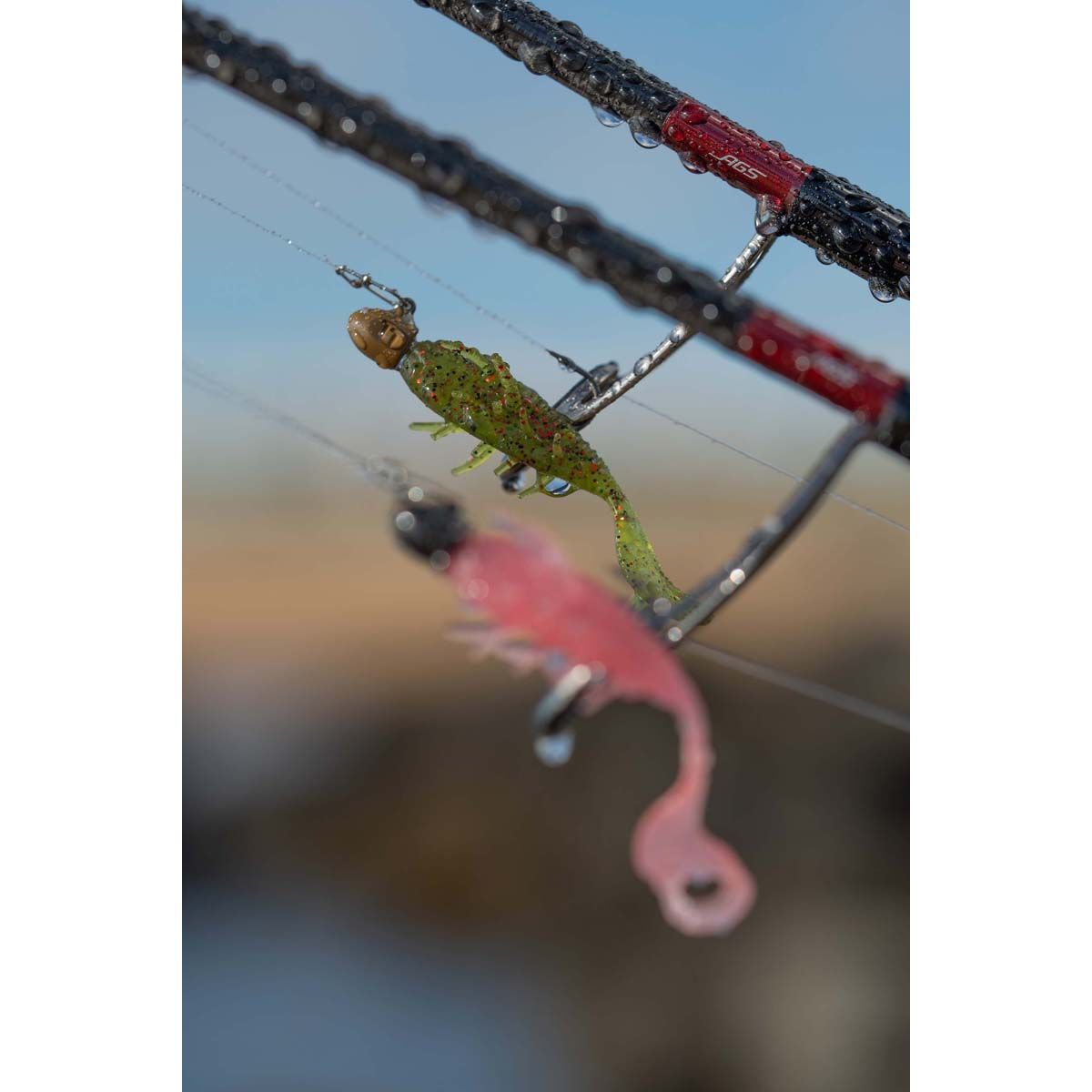 Nomad Live Ops Radiax Soft Plastic Lure 2.25in Watermelon Red, Watermelon Red, bcf_hi-res