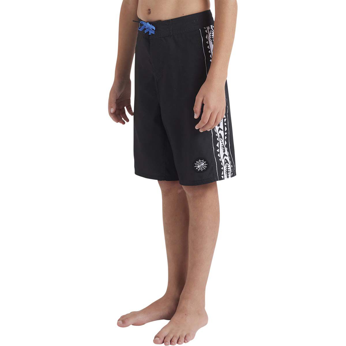 Quiksilver Youth Omni Bones Hybrid Boardshorts, Black, bcf_hi-res