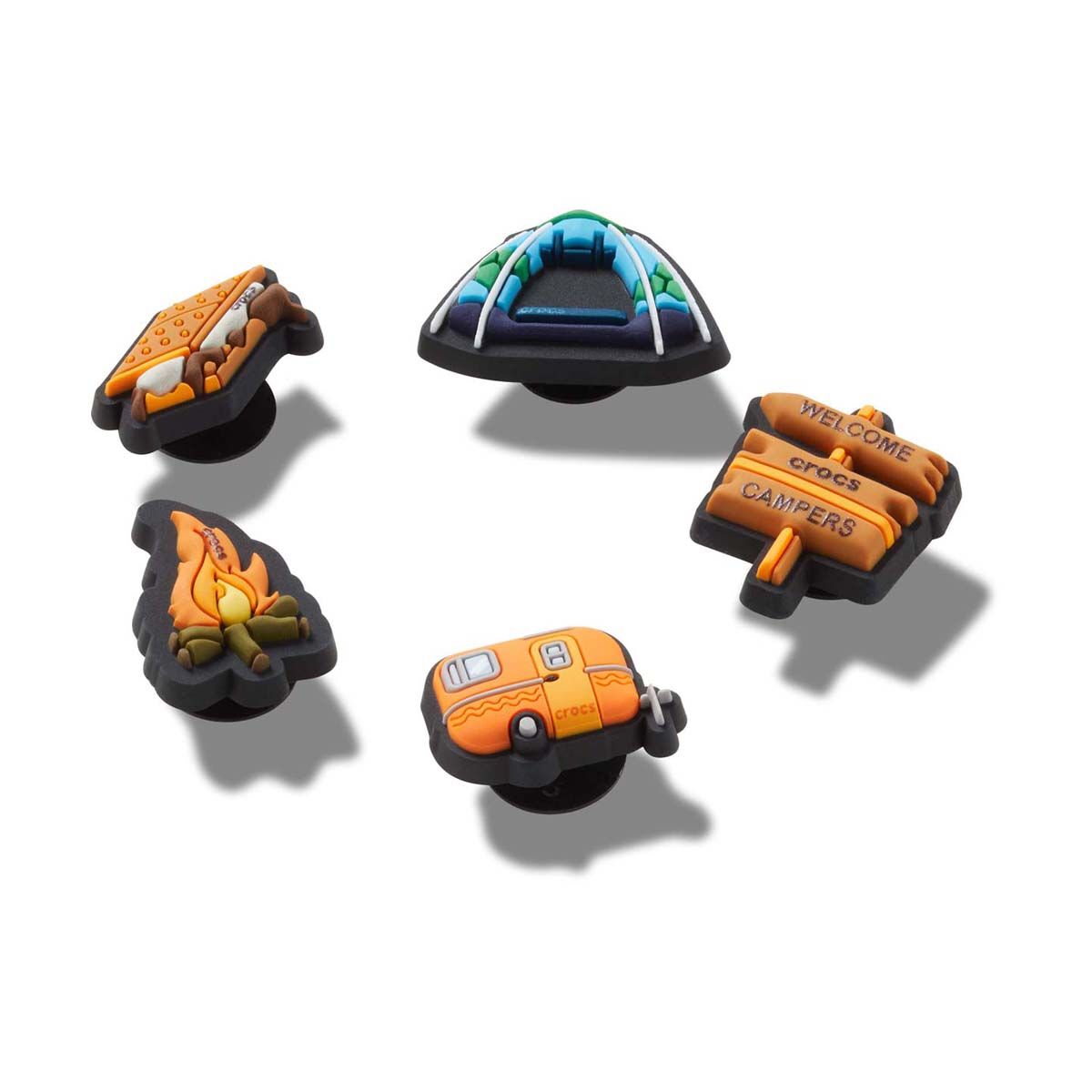 Crocs Jibbitz Camping Season 5 Pack, , bcf_hi-res