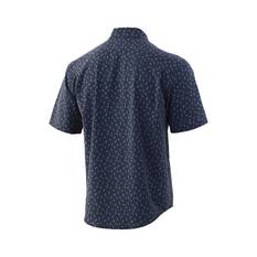 Huk Men's Kona Lure Short Sleeve Shirt, Black, bcf_hi-res