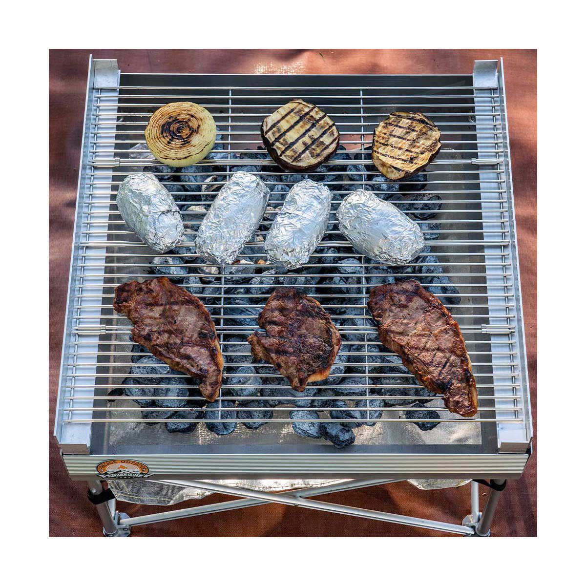 Fireside Quad-Fold Grill Grates for the Pop-Up Fire Pit, , bcf_hi-res