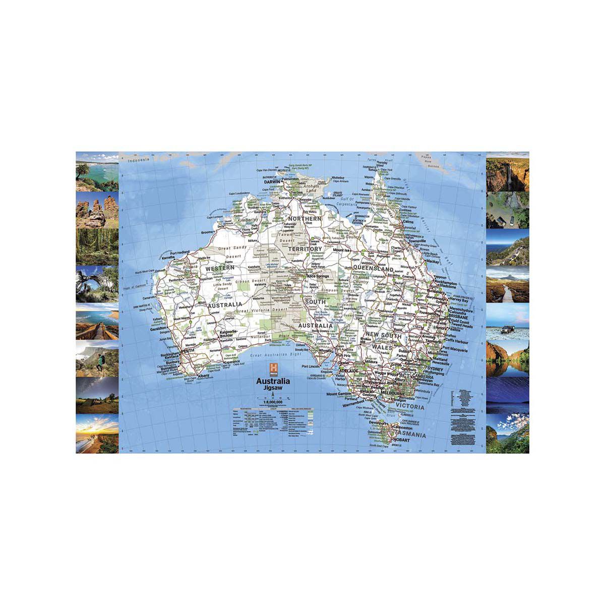 Hema Australia Map 1000 Piece Jigsaw, , bcf_hi-res