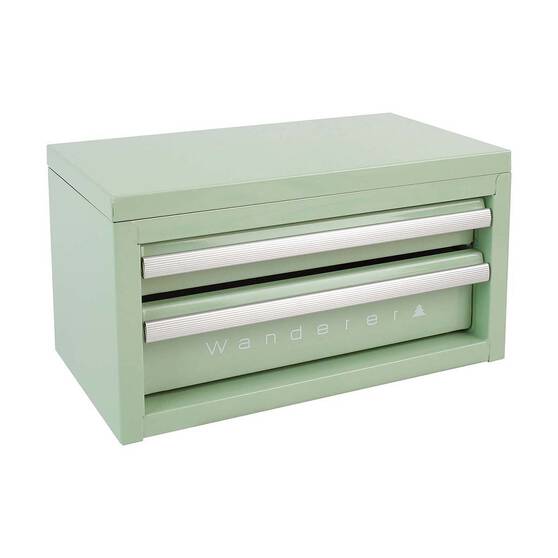 Wanderer Mini Gear Cabinet 2 Drawer Mint, Mint, bcf_hi-res