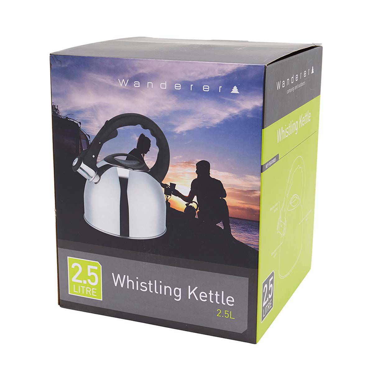 Wanderer 2.5L Whistling Kettle BCF