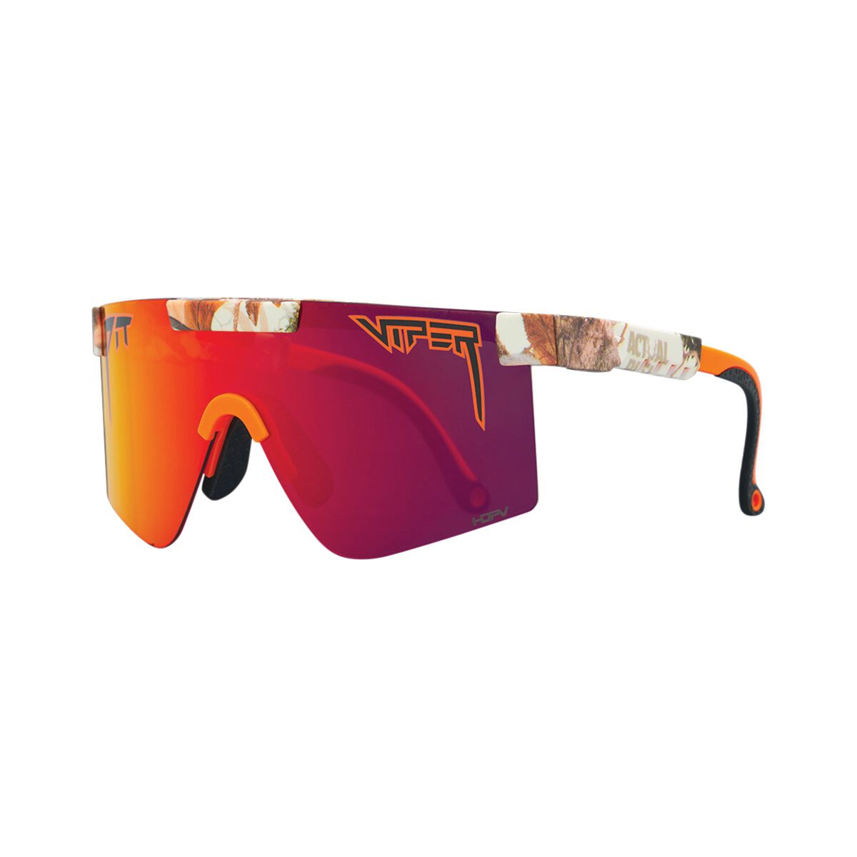 Pit Viper The Actualbush Original Polarised Sunglasses 2.0 Narrow Red, Red, bcf_hi-res