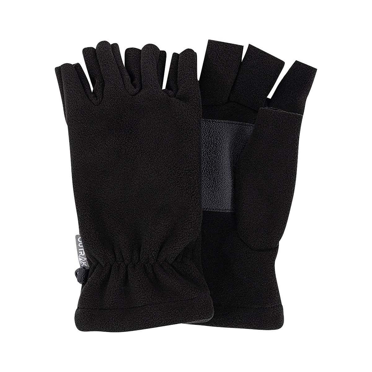 OUTRAK Men's Fingerless Fleece Gloves BCF