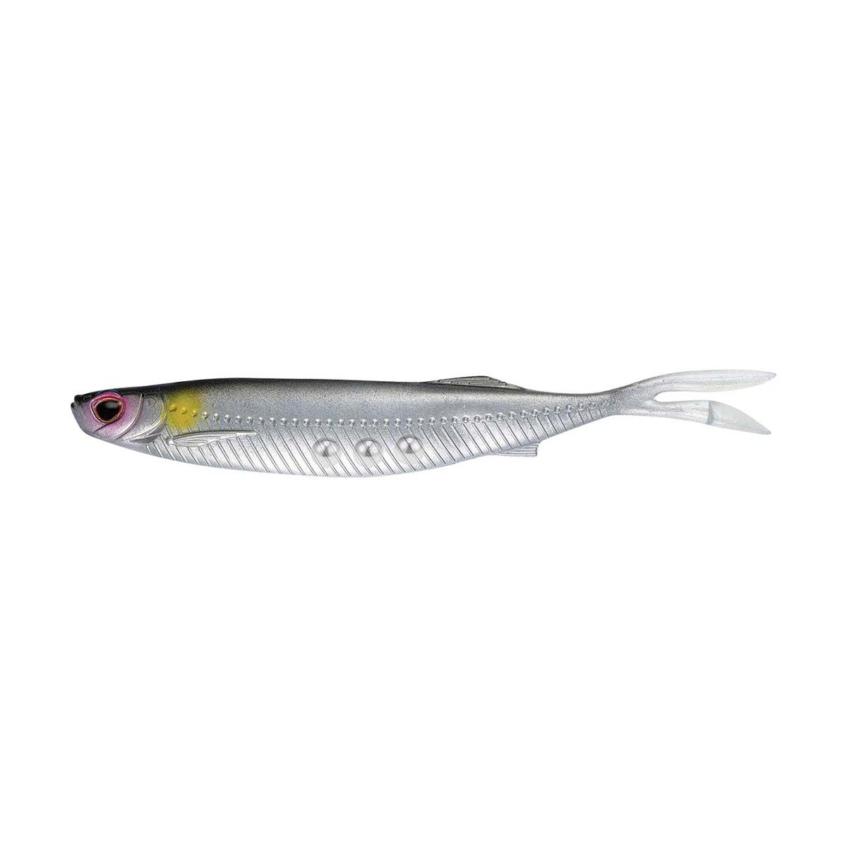 Nomad Live Ops Fallout Minnow Soft Plastic Lure 3.5in Silver Shad, Silver Shad, bcf_hi-res