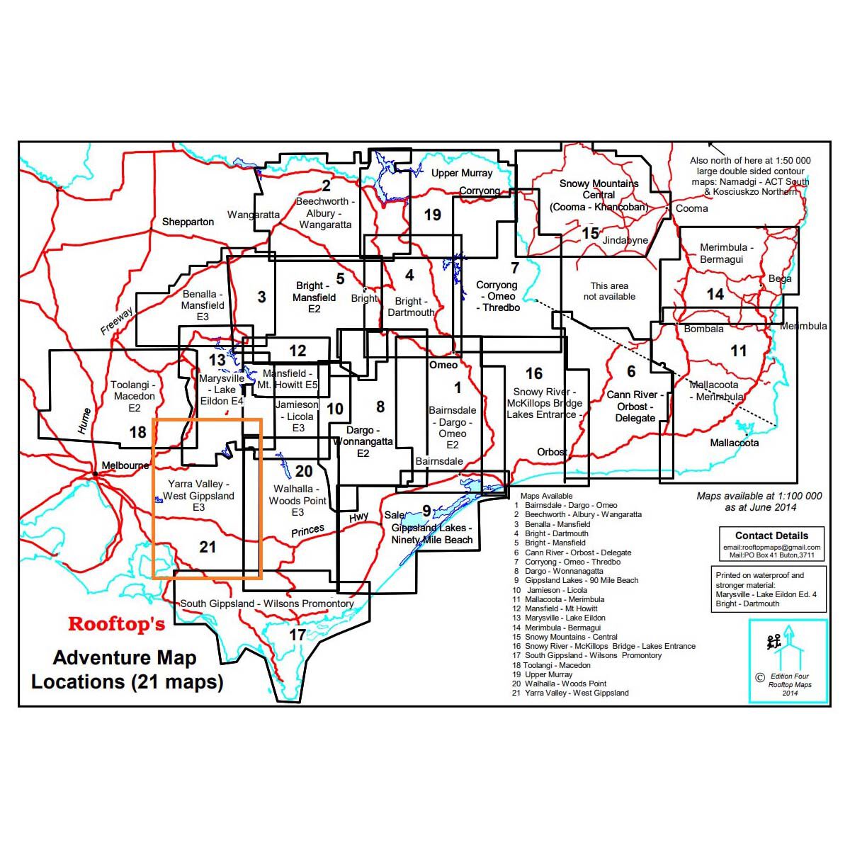 Hema Map Yarra Valley to West Gippsland, , bcf_hi-res