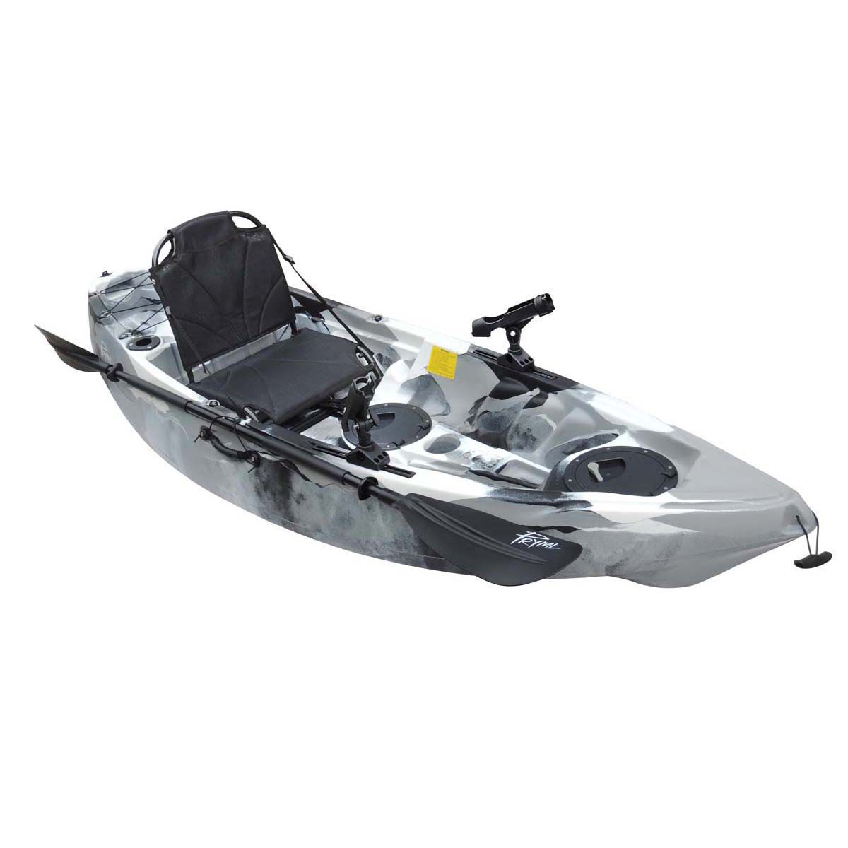Pryml Legend Fishing Kayak Pack Black / White / Grey BCF