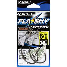 Owner Flashy Swimmer Weedless Hooks, , bcf_hi-res