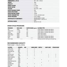 Aussie Traveller Wall Mounted Washing Machine, , bcf_hi-res
