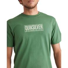 Quiksilver Waterman Men’s Bold Logo Short Sleeve Tee Myrtle S, Myrtle, bcf_hi-res