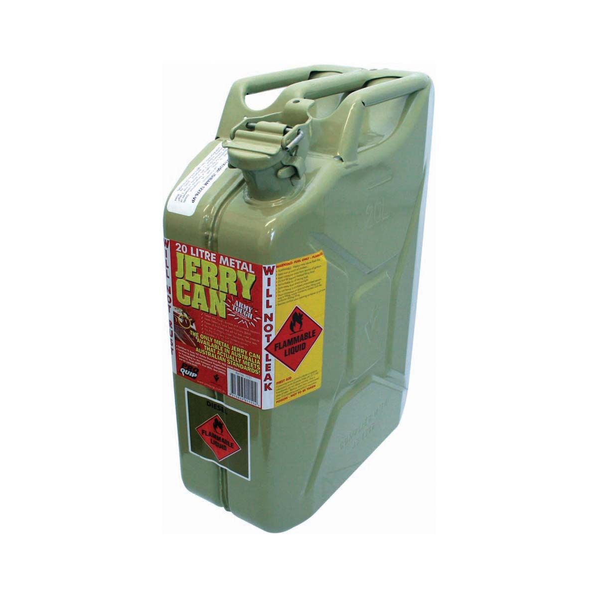 Metal Jerry Can - Diesel, 20 Litre, , bcf_hi-res