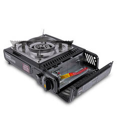 Gasmate Travelmate II Butane Stove with Hotplate, , bcf_hi-res