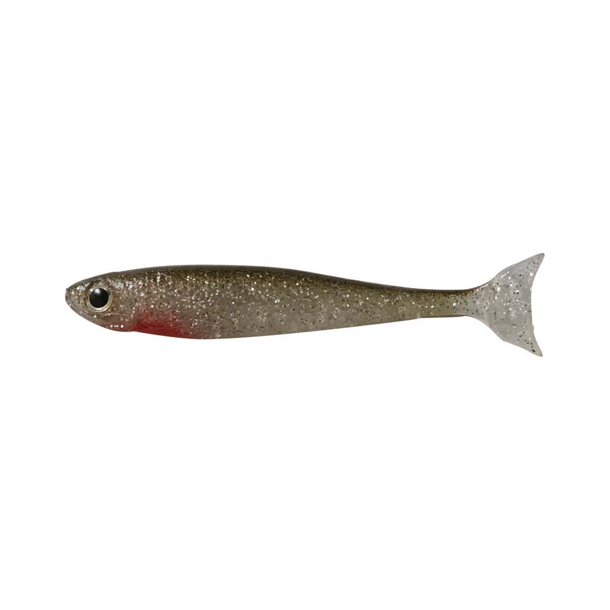 Bite Me Barra Wedgies Soft Plastic Lure 7in Olive Flash, Olive Flash, bcf_hi-res