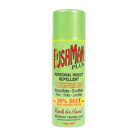 Bushman Aero Insect Repellent with Sunscreen 150g, , bcf_hi-res