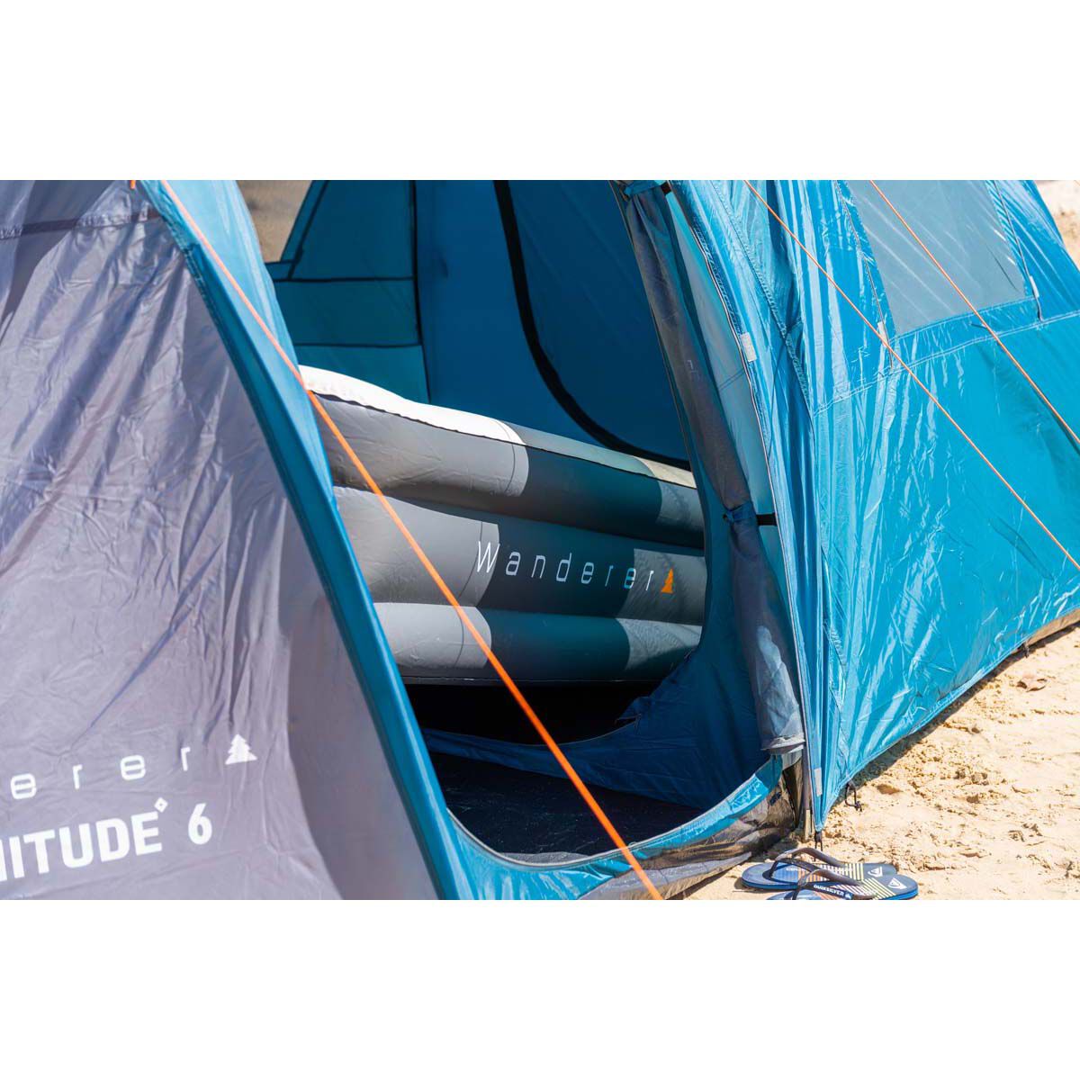 Wanderer double high premium air bed with pump queen hot sale