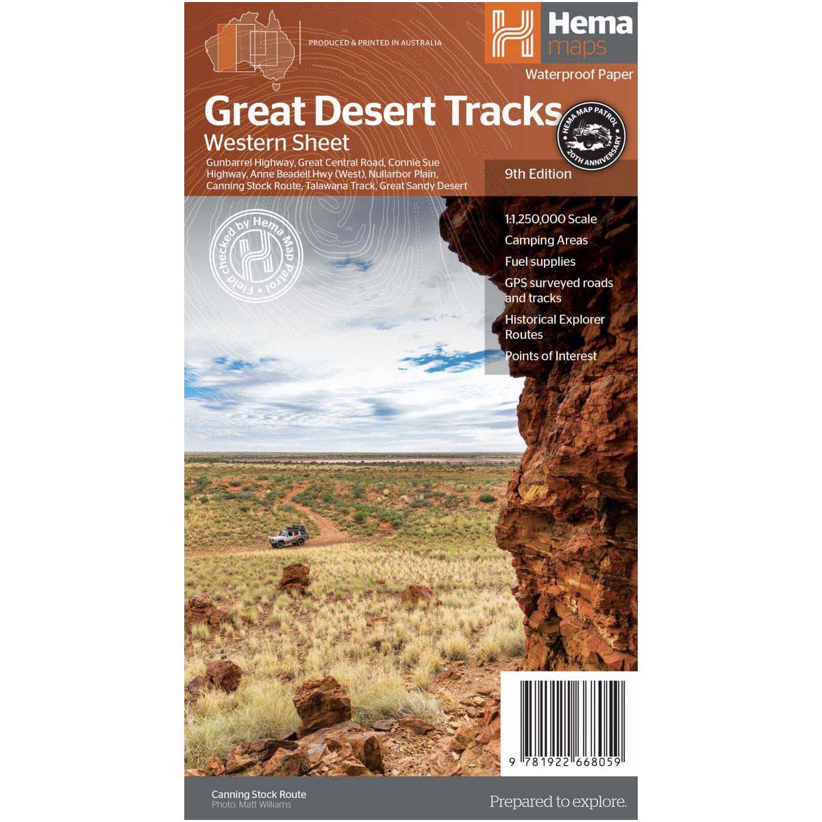 Hema Map Great Desert Tracks Western Sheet, , bcf_hi-res