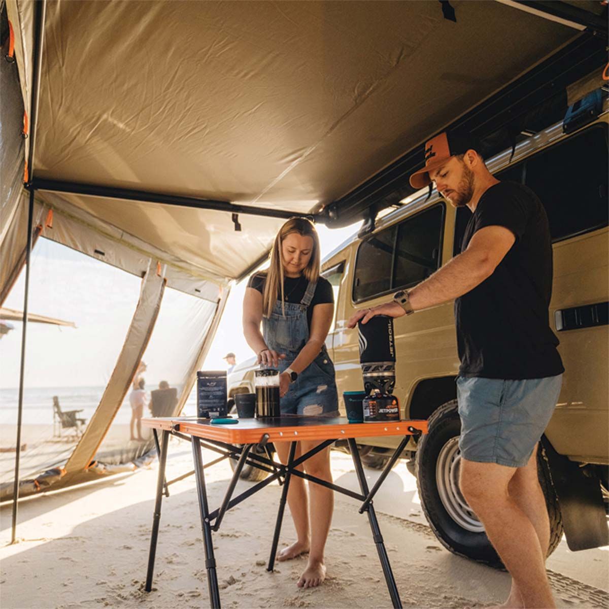 Darche Eclipse 270 Awning Mesh Wall Set Left, , bcf_hi-res