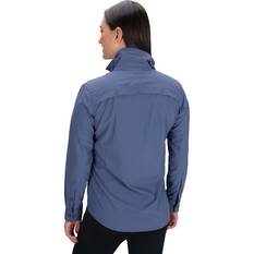 Macpac Women's brrr° UPF Long Sleeve Shirt, Blue, bcf_hi-res