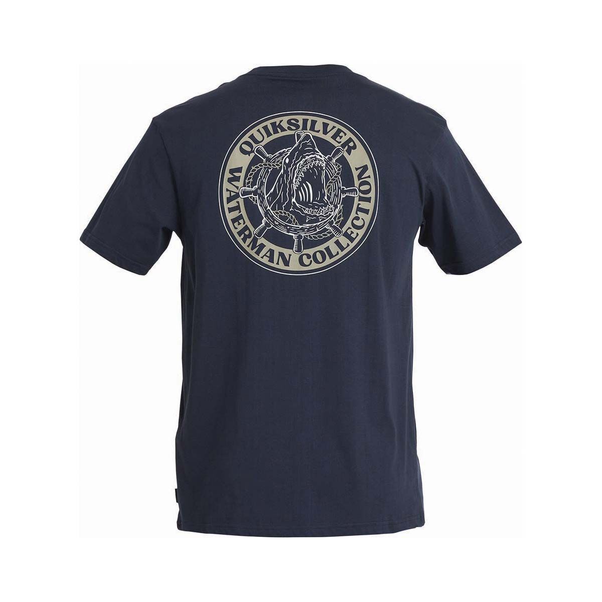 Quiksilver Men&rsquo;s Steer Away Short Sleeve Tee Dark Navy S, Dark Navy, bcf_hi-res
