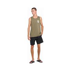 The Mad Hueys Men's Getting Hammered Muscle Tank, Olive, bcf_hi-res