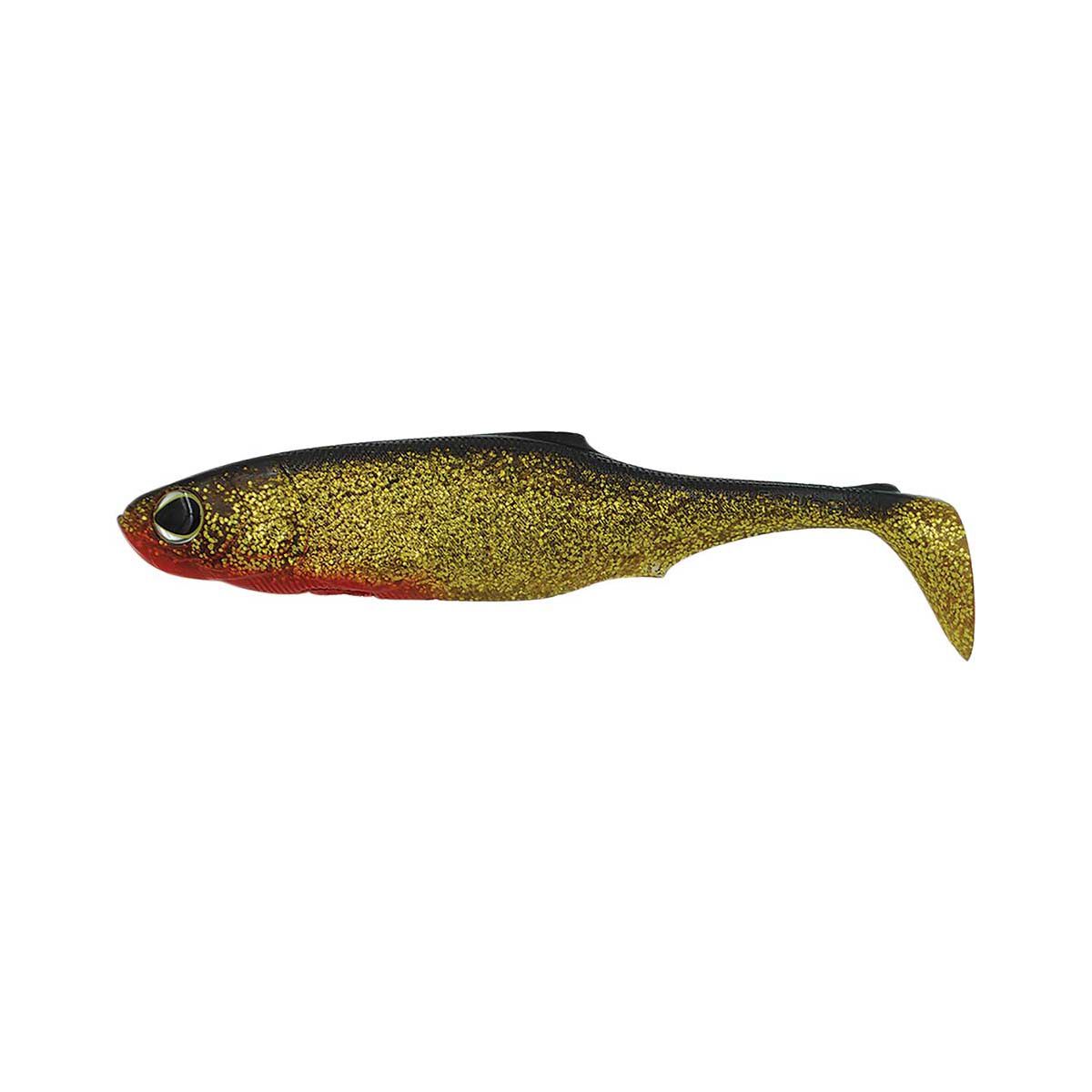 Biwaa Submission Shad 3 Pack Soft Plastic Lure 5in Aurora Gold, Aurora Gold, bcf_hi-res