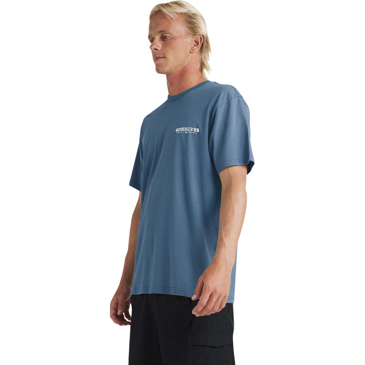 Quiksilver Men&rsquo;s School&rsquo;s Out Short Sleeve Tee Majolica Blue S, Majolica Blue, bcf_hi-res