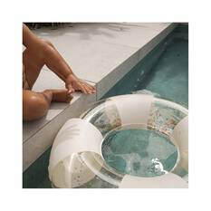 SUNNYLiFE Cotton Candy Stripe Inflatable Pool Tube, , bcf_hi-res