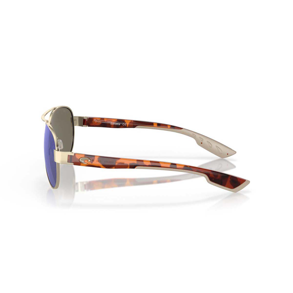 Costa Loreto Women's Polarised Sunglasses Rose Gold with Blue Lens, , bcf_hi-res