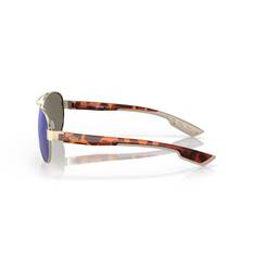 Costa Loreto Women's Polarised Sunglasses Rose Gold with Blue Lens, , bcf_hi-res