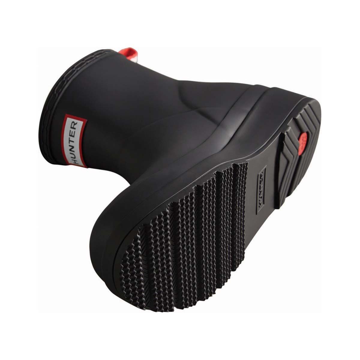 Hunter Women's Play Short Gumboots, Black, bcf_hi-res