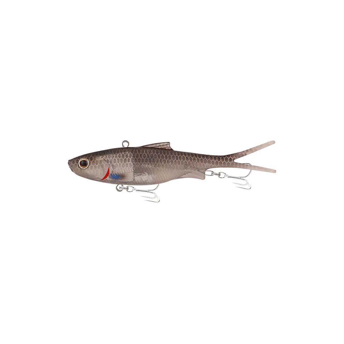 Samaki Vibelicious Fork Tail Soft Vibe Lure 100mm 20g Clear UV Mullet, Clear UV Mullet, bcf_hi-res